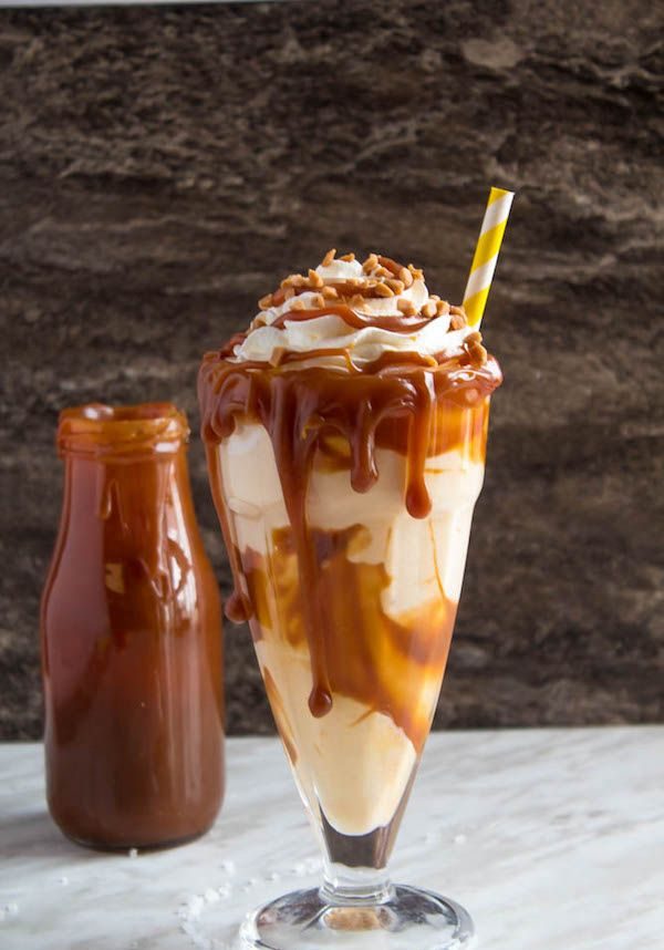Milkshake caramel